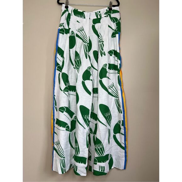 Farm Rio Toucans Linen Pants - Picture 3 of 6
